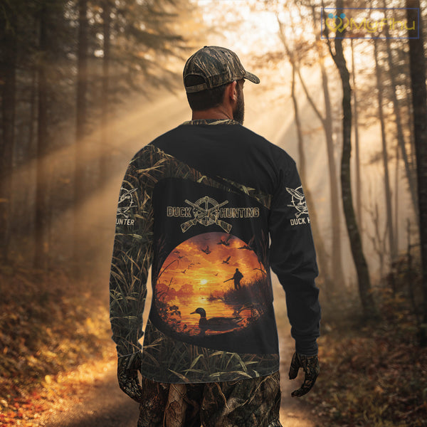 Personalized Duck Hunting 3D All Over Printed Camo with Custom Name Outdoor Gift for Hunters NHT117