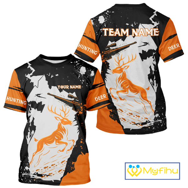 Best Deer Hunting Clothes Custom Name Hunting Shirt For Men | 3D Full Print Hunting Clothes NHT59