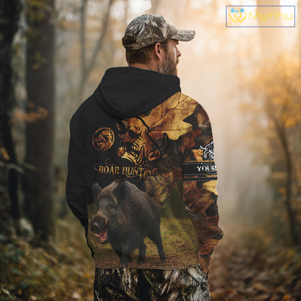 Personalized Wild Hog Hunting Camouflage Full Printing Shirts, Custom Name, Hunting Season NHT129