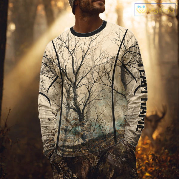 Deadwood Hunter Custom Name Long Sleeve, Hoodie Shirt NBT02