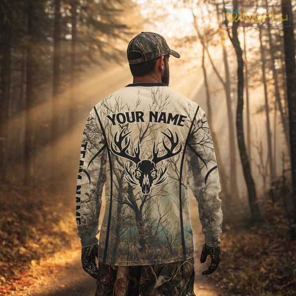 Deadwood Hunter Custom Name Long Sleeve, Hoodie Shirt NBT02