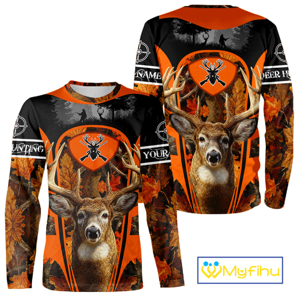 Personalized Deer Hunting 3D All Over Printed Shirts Custom Deer Camo Shirt Hunting Gifts NBT292