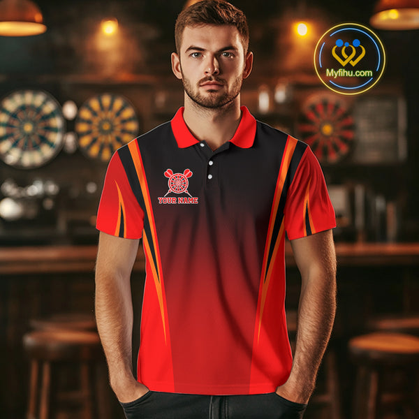 Funny Rooster Darts Shirt With Pocket Option For Men Custom Darts Jersey TDM5151