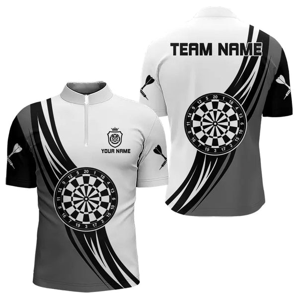 Personalized Crown Dart Shirt With Pocket Option For Men, Darts Team Jersey TDM3750