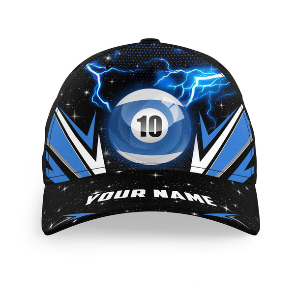 10 Ball Pool Billiard Jerseys 3D Caps For Player Custom Top Hats Billiard Team League Caps TDM0960