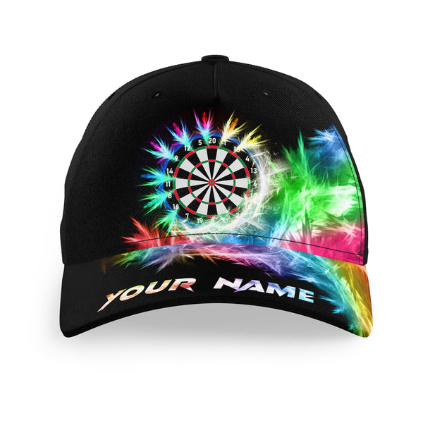 Icy Colorful Light Baseball Darts Cap Customized Darts Hat For Darts Player Darts Gifts TDM3324