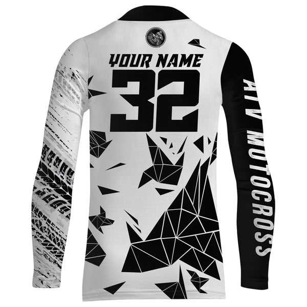 ATV Motocross Jersey Quad Bike Shirt Men Kid Youth Upf30+ ATV Quad Jersey ATV Racing Shirt MX01