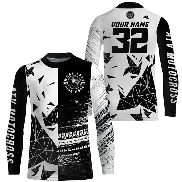 ATV Motocross Jersey Quad Bike Shirt Men Kid Youth Upf30+ ATV Quad Jersey ATV Racing Shirt MX01