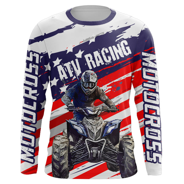 ATV Quad Bike Jersey Kid Men Women Upf30+ ATV Quad Shirt ATV Motocross Off-road MX72