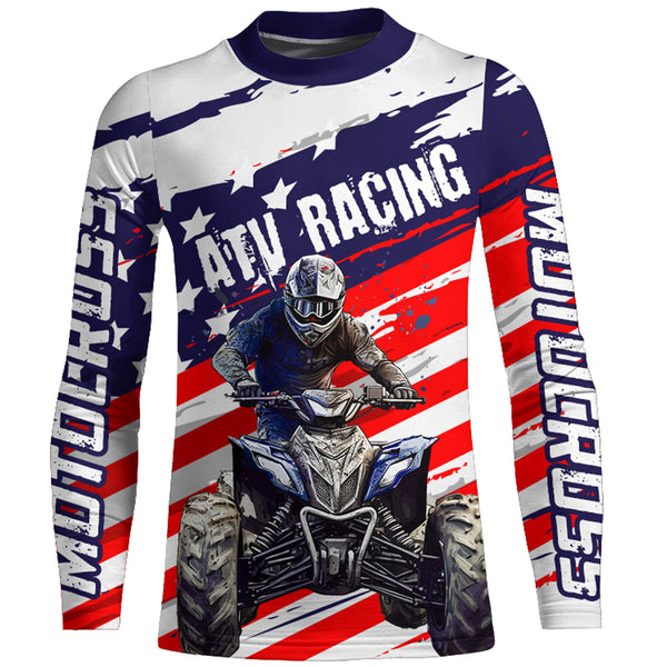 ATV Quad Bike Jersey Kid Men Women Upf30+ ATV Quad Shirt ATV Motocross Off-road MX72