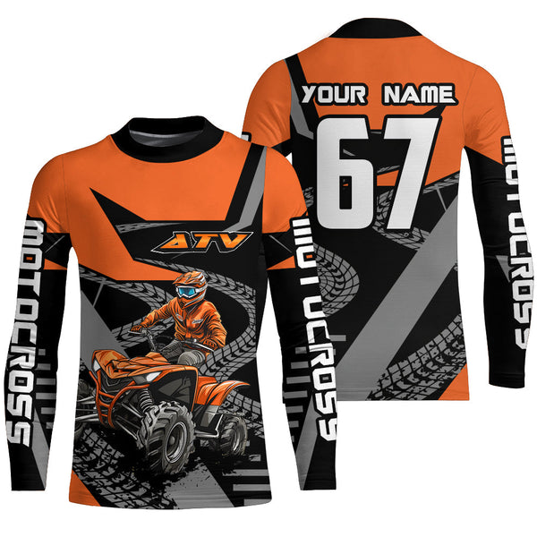 ATV Quad Bike Jersey Custom ATV Racing Shirt for Kid Men Women Upf30+ MX88