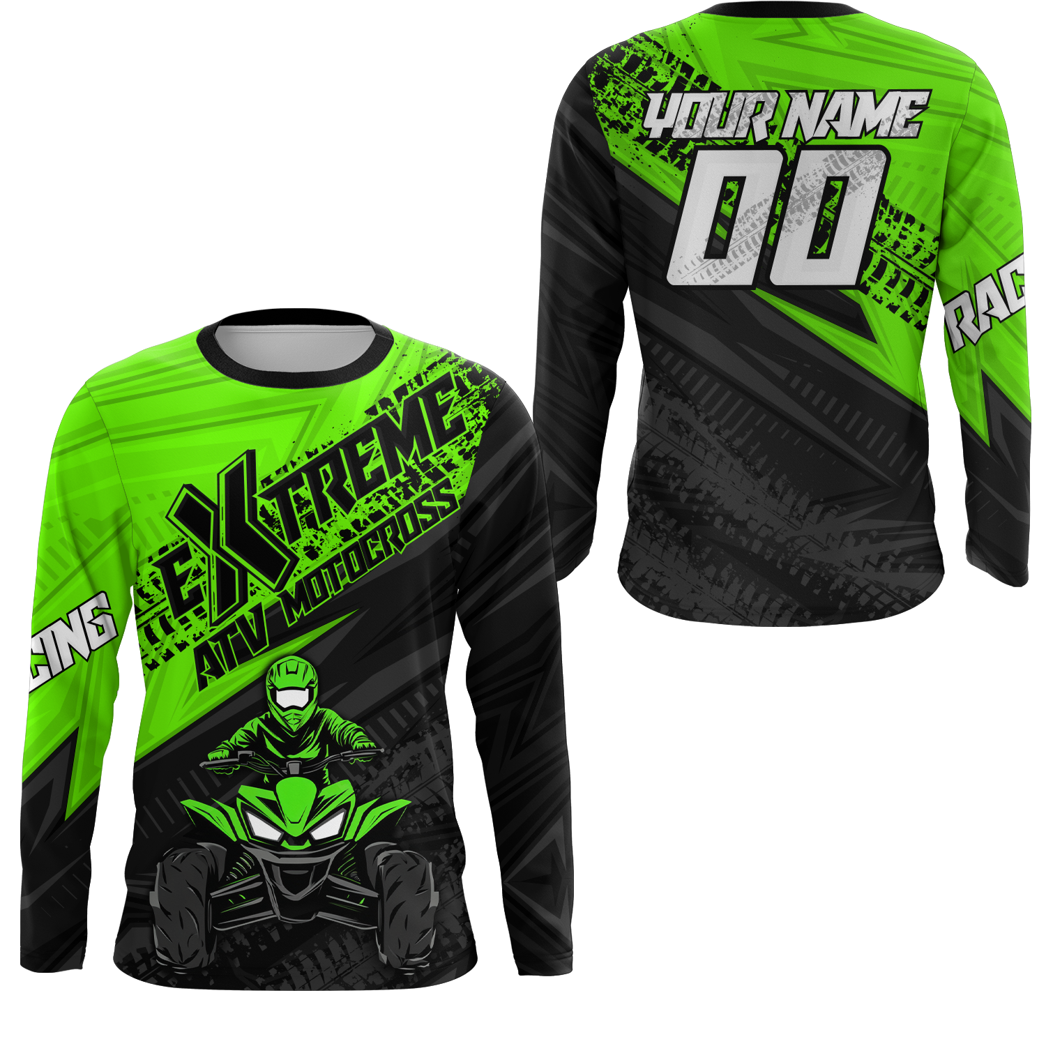 ATV Quad Bike Jersey ATV Racing Shirt for Kid Men Women Upf30+ ATV Quad Shirt MX87