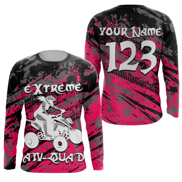 Custom ATV Racing Jersey ATV Quad Bike Riding Jersey For Youth Kid Men Women MX100