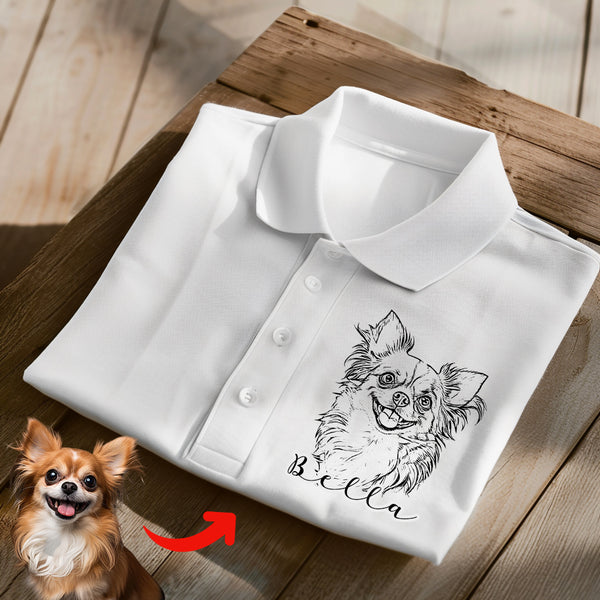 Custom Dog Polo Shirts For Human, Unisex Dog Lovers Polo Shirts, Dog Dad Dog Mom Gifts IPHW6871