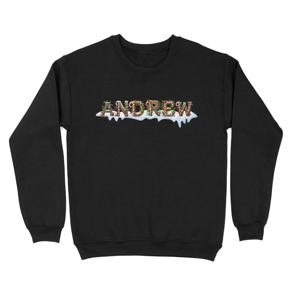 Personalized Christmas Gift Custom Name Sweatshirt