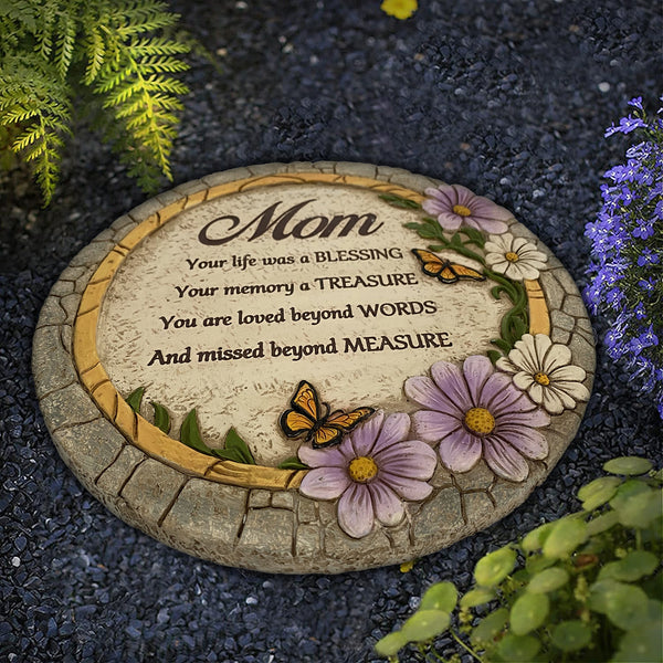 Mom Garden Memorial Stones Sympathy Gift for Loss of Mom Mother Day in Heaven Stepping Stone TNS7