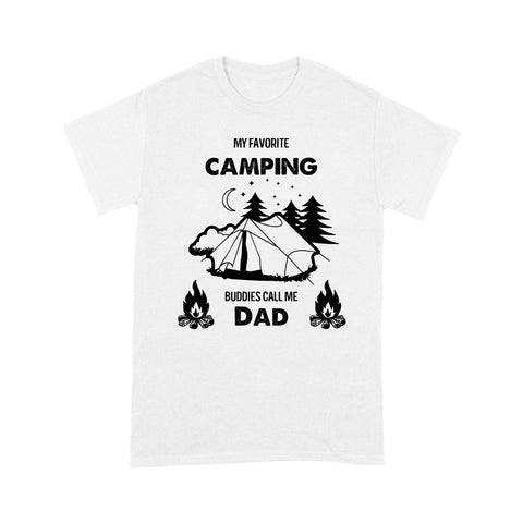 Camping Dad Camper Father Camping Dad Vintage T-Shirt | My Favorite Camping Buddies Call Me Dad NS79 Myfihu