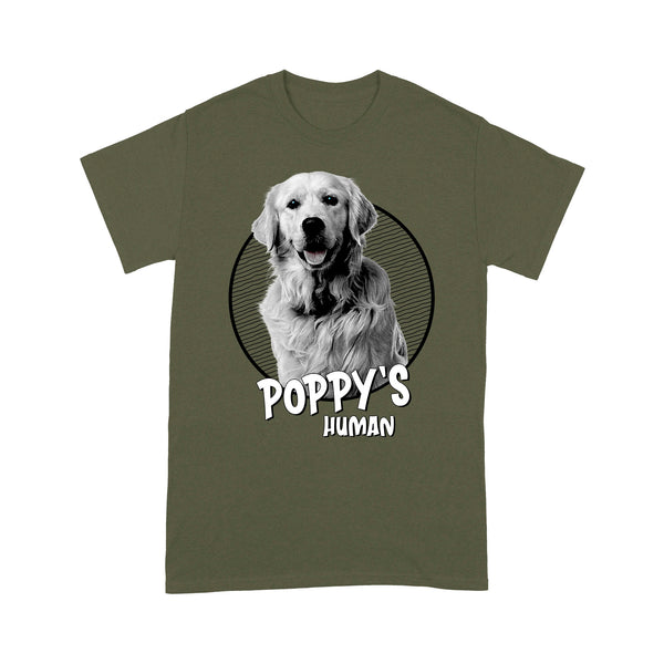 Personalized Dog Lover Shirt - Dog's Human T-shirt - Custom Dog's Photo on Shirt - Gift for Dog Lover, Dog Owner, Dog Mom, Dog Dad - Funny Dog Shirt - JTSD84