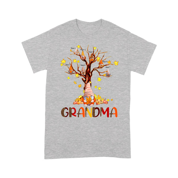 Gnome Thanksgiving Grandma T Shirts Custom kids names, Grandma Shirts Thanksgiving gifts for Grandma FFS - IPHW1781