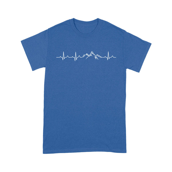 Hiking Heartbeat Shirt, Hiking Shirt, Hiking Gifts, Mountain Climbing T-Shirt, Hiker Gift - FSD1389D07