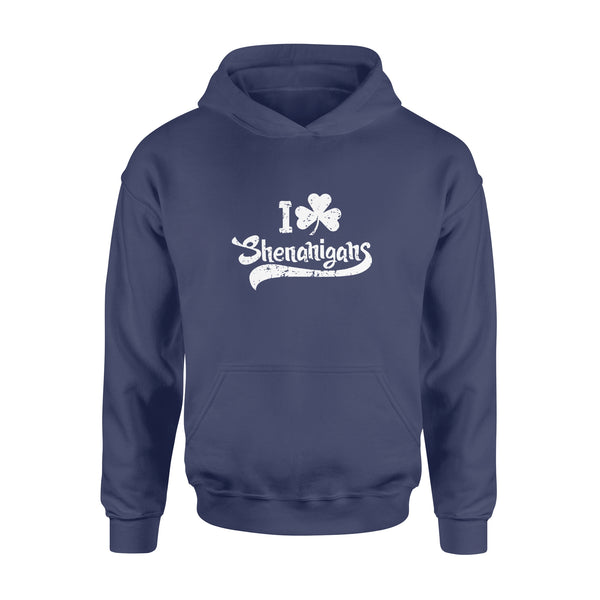 Clover Shenanigans Funny Irish Clover St Saint Patricks Day - Standard Hoodie