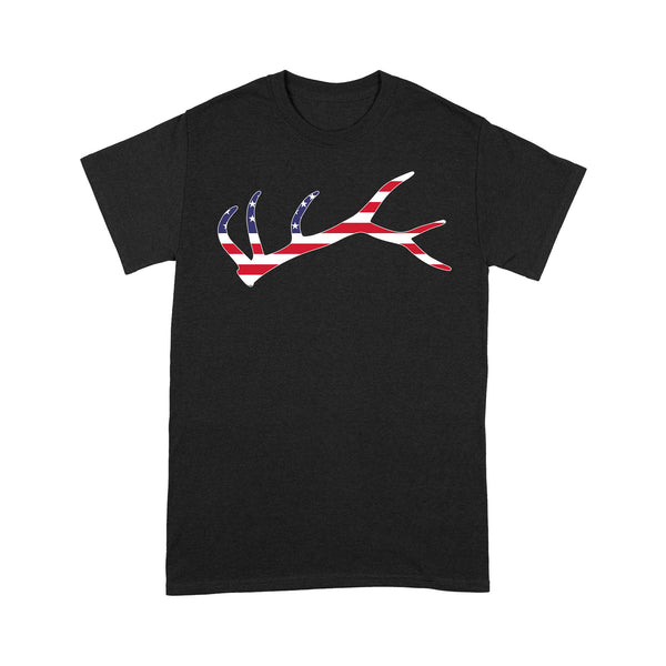 Shed hunting American flag shirt Deer Shed Antler hunting Men T Shirt - FSD1433D06