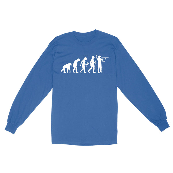 Hunting evolution, hunting gift for men long sleeve TAD02