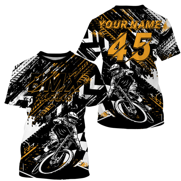 Custom BMX racing jersey UPF30+ rider shirts extreme Off-road Cycling adult&kid team racewear| SLC37