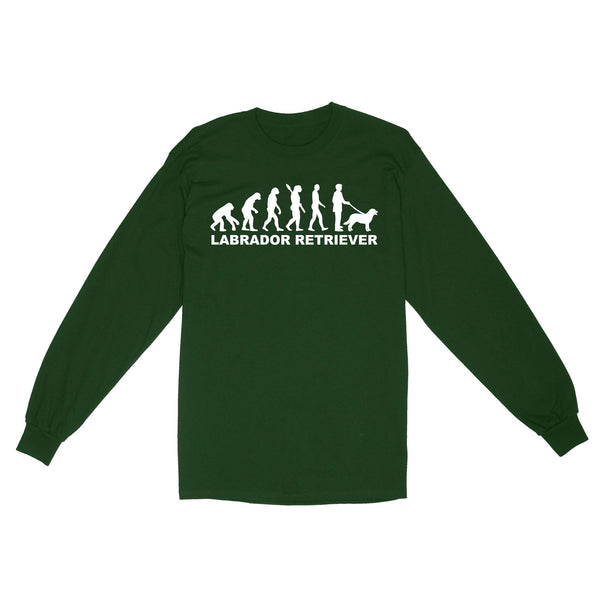 Funny Labrador Retriever Dog Evolution Long sleeve FSD3777 D02