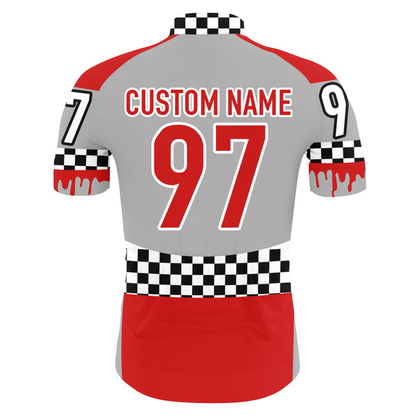 Ride Of Your Life custom mens Cycling jersey checkered flag shirt off-road racing gear| SLC19