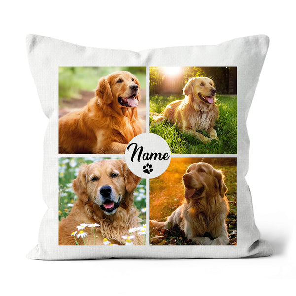 Custom Dog Photo Collage, Dog Pillow, Gift for Dog Lovers, Dog Owner, Dog Mom| JPL04