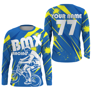 BMX racing jersey Customized UPF30+ Adult&Kid enduro freestyle BMX riding racewear Cycling gear| SLC59