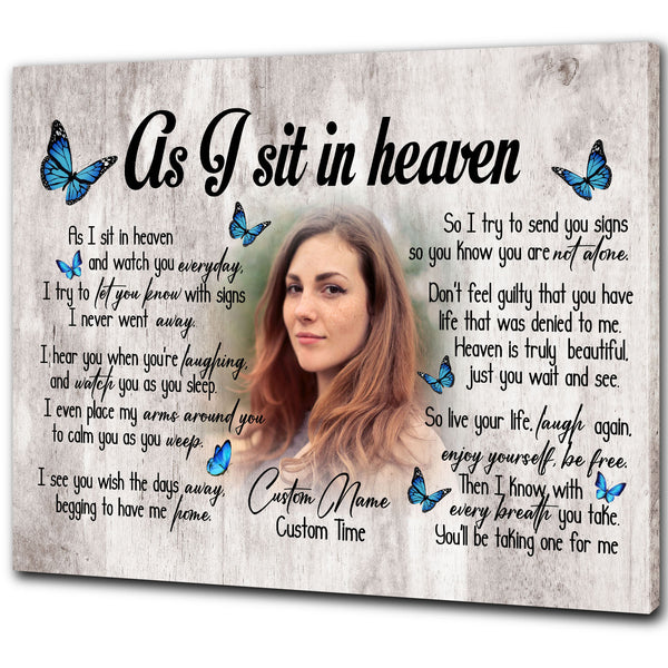 Personalized Memorial Gifts for Loss of Loved one Meaningful Sympathy Gift for Loss of Sister Daughter VTQ43