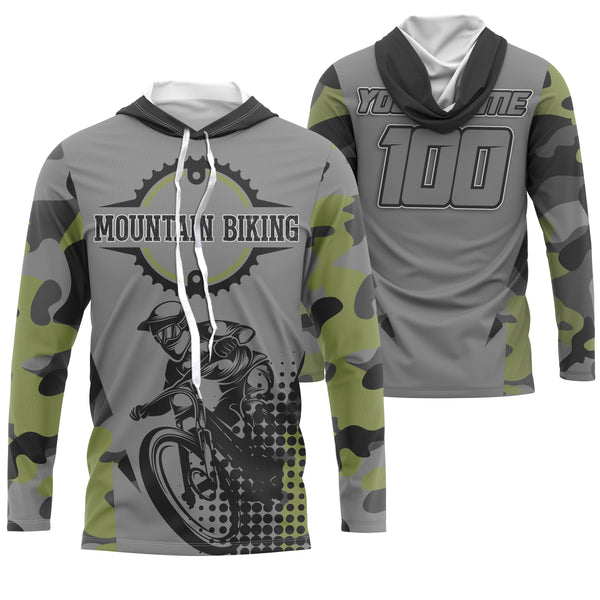 Custom MTB riding jersey UPF30+ Camouflage Mountain Biking shirts Cycling adult&kid racewear| SLC48