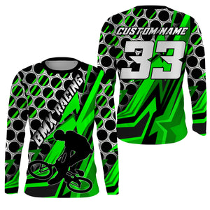 Personalized BMX racing jersey UPF30+ stunt riding Adult&Kid racewear Extreme off-road Cycling gear| SLC54