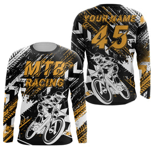 Custom MTB race jersey UPF30+ Mountain bike Downhill cycling gear Adult Kid shirt for cycling| SLC100