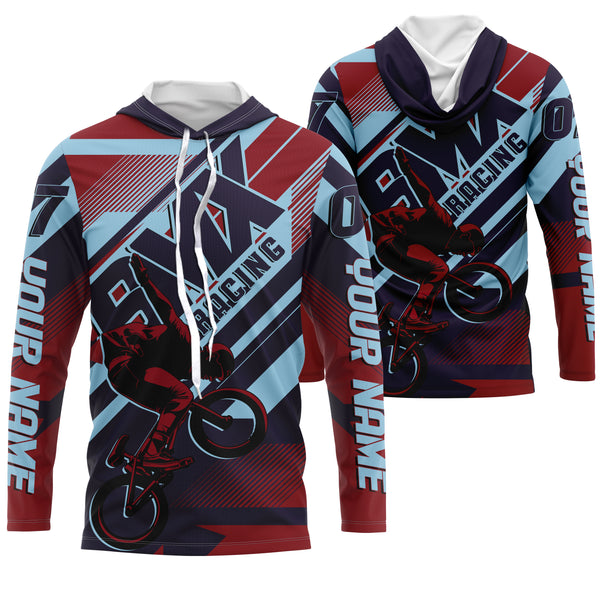 BMX racing jersey Personalized UPF30+ Stunt riding shirts Off-road Cycling adult&kid racewear| SLC38