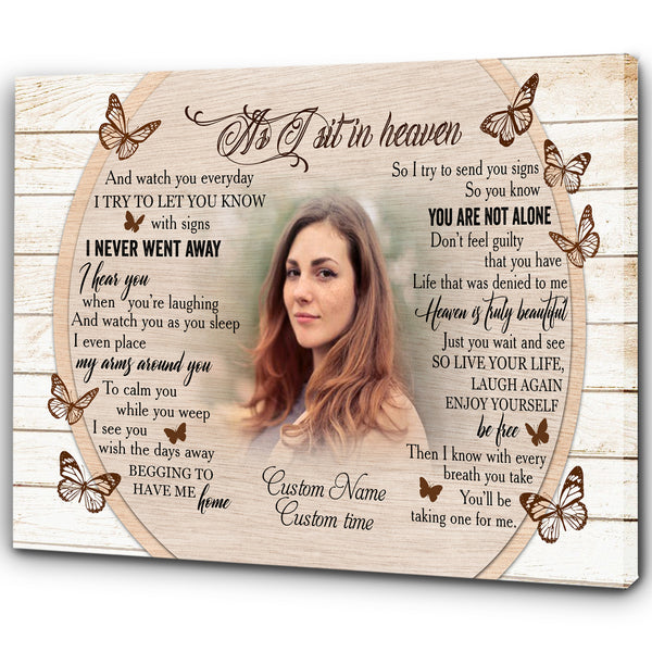 Personalized Memorial Gifts for Loss of Loved one Remembrance Sympathy Gift for Loss of Sister Daughter VTQ30