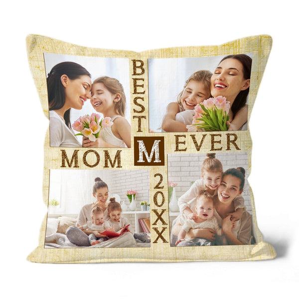 Best Mom Ever Personalized Pillow, New Mom Mother's Day Birthday Christmas Present Gift| NPL25