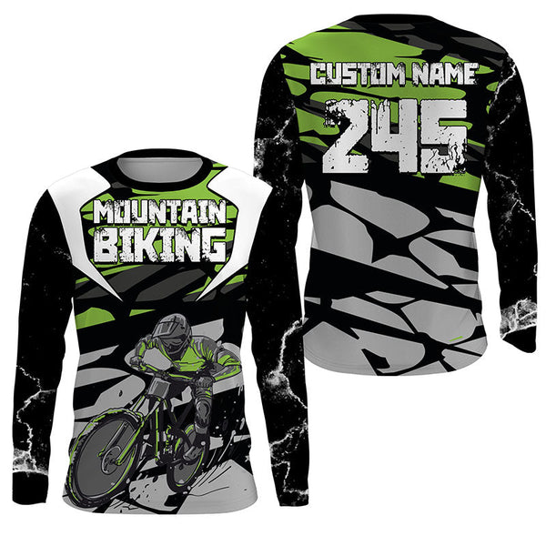 Mountain biking jersey kids youth UPF30+ MTB shirt boys girls cycling jersey mens downhill clothes| SLC255