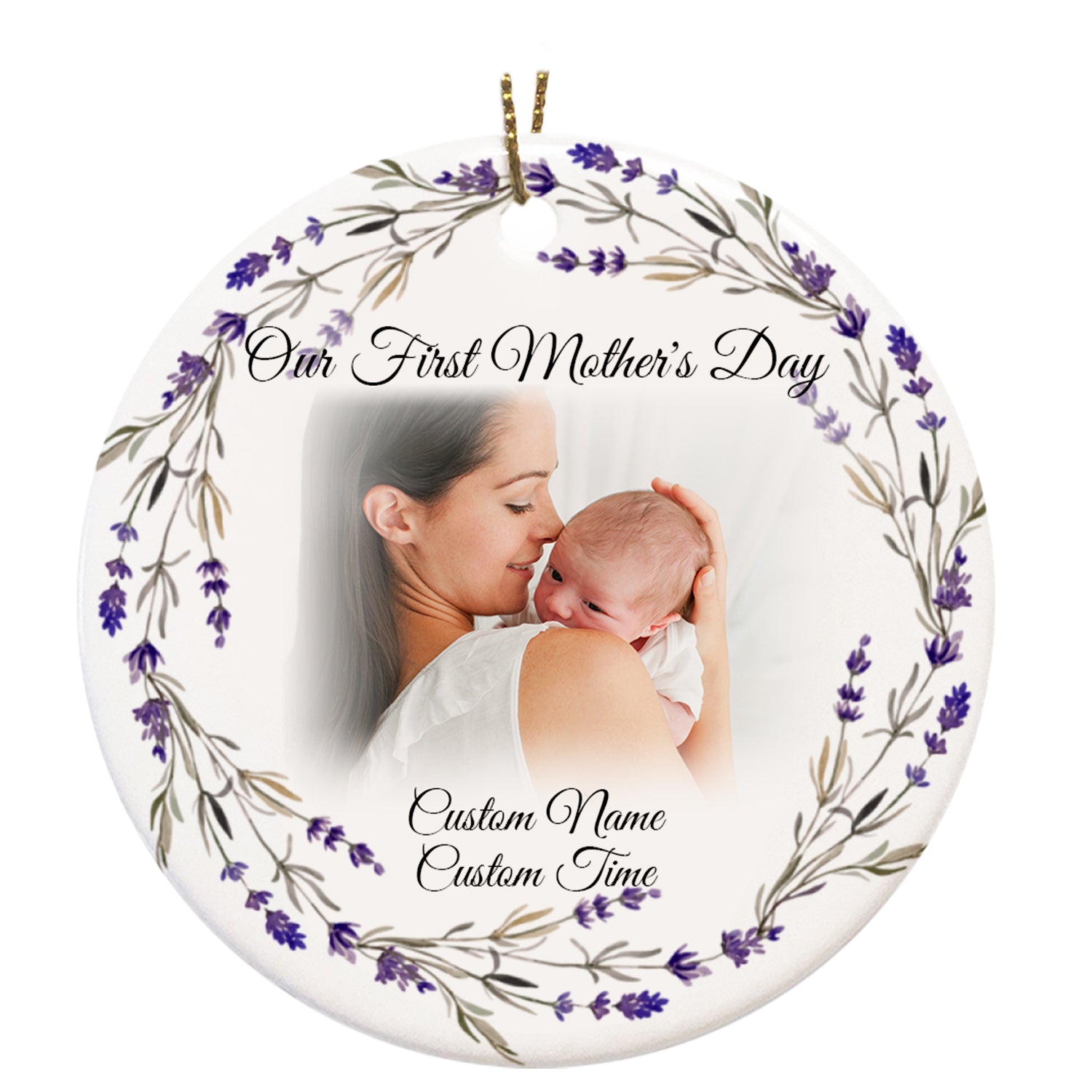 New Mom Ornament| Our First Mother's Day - Gift for Mom To Be, Expecting Mother on Mother's Day| JOR122