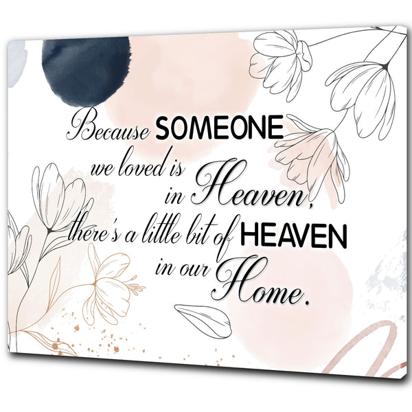 Memorial Bereavement Canvas for Loss of Loved One Remembrance Sympathy Gift for Loss of Dad Mom VTQ29