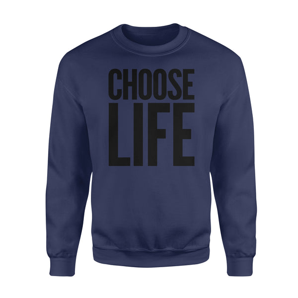 Choose Life Vintage Retro 80s Funny - Standard Crew Neck Sweatshirt