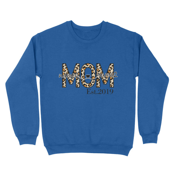 Custom kid name Mom Est shirt, Mother's day Shirt, Mother's Day Gift For Mom, Mother's Day Gift D05 NQS1594 - Standard Crew Neck Sweatshirt