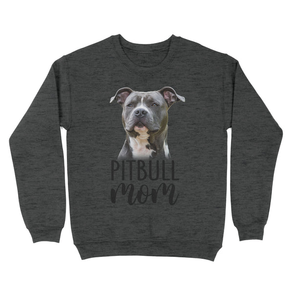 Happy mothers day dog mom pitbull mom sweatshirt personalized gift A223