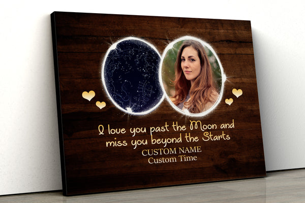 Sympathy gifts for loss of loved one, Memorial Canvas/Premium poster for loss of father mother - VTQ167