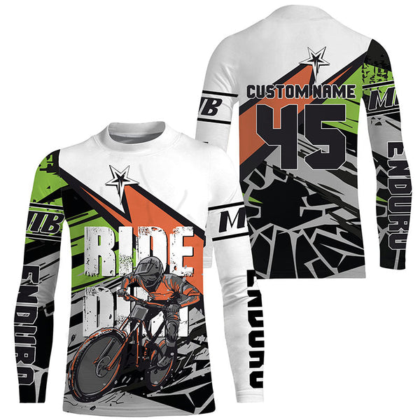 Kids MTB jersey UPF30+ mountain bike gear boys girls bike shirt downhill clothes cycling gear mens| SLC257