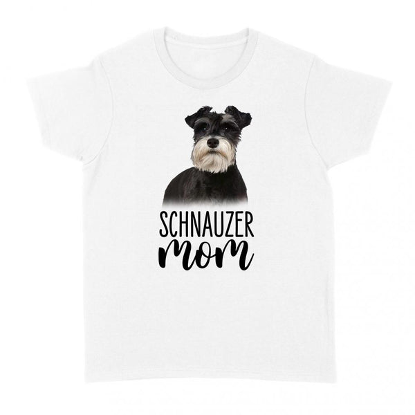 Happy mothers day dog mom schnauzer mom t shirt personalized gift A218