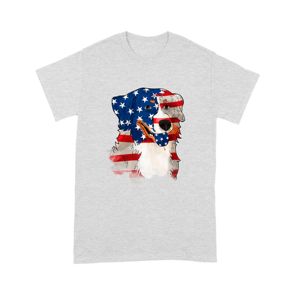 Bernese mountain dog mom American flag T-Shirt