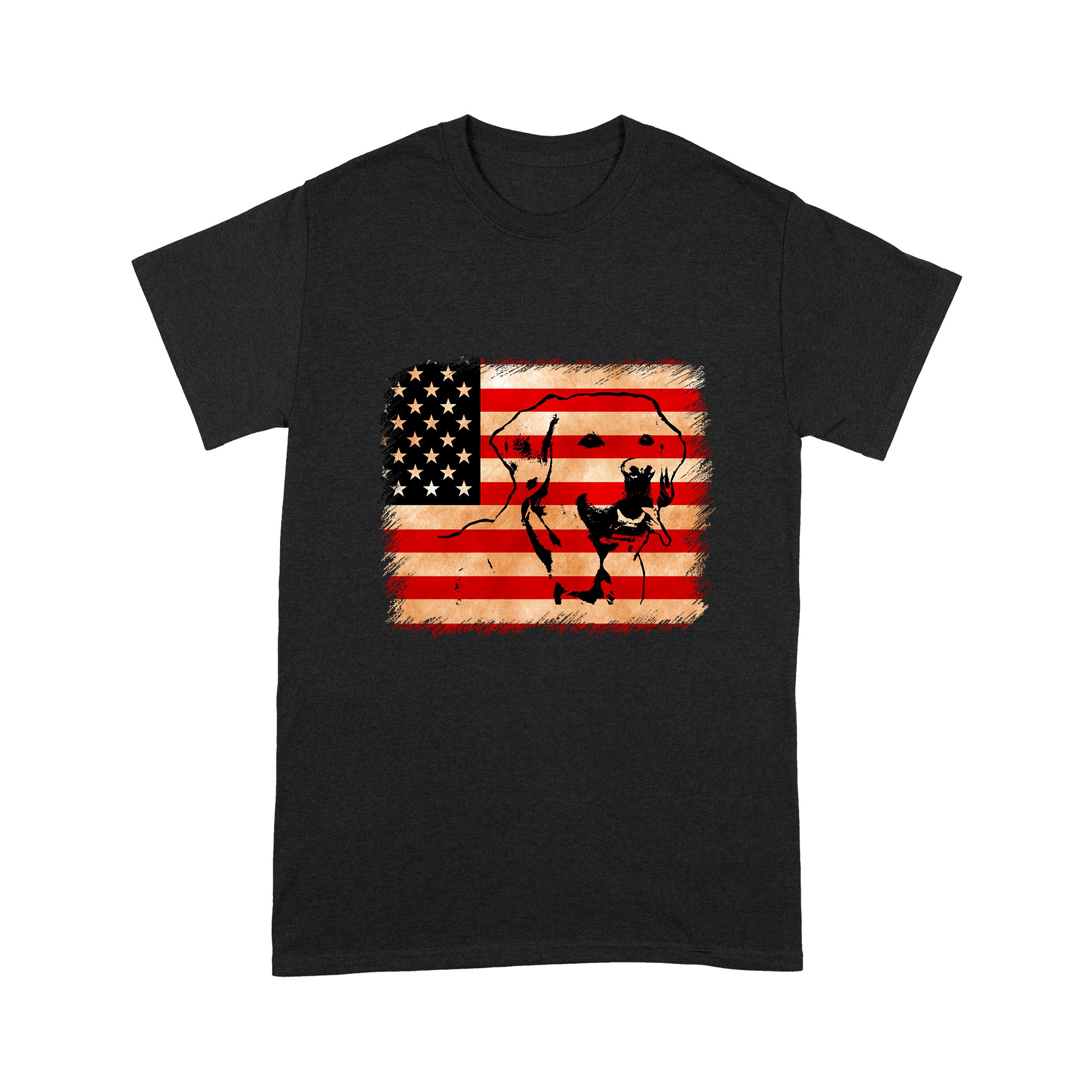 Patriotic USA Flag Labrador Shirt for Lab Owners Lab Mom Lab Dad, Labrador Lover T-shirt| JTSD322